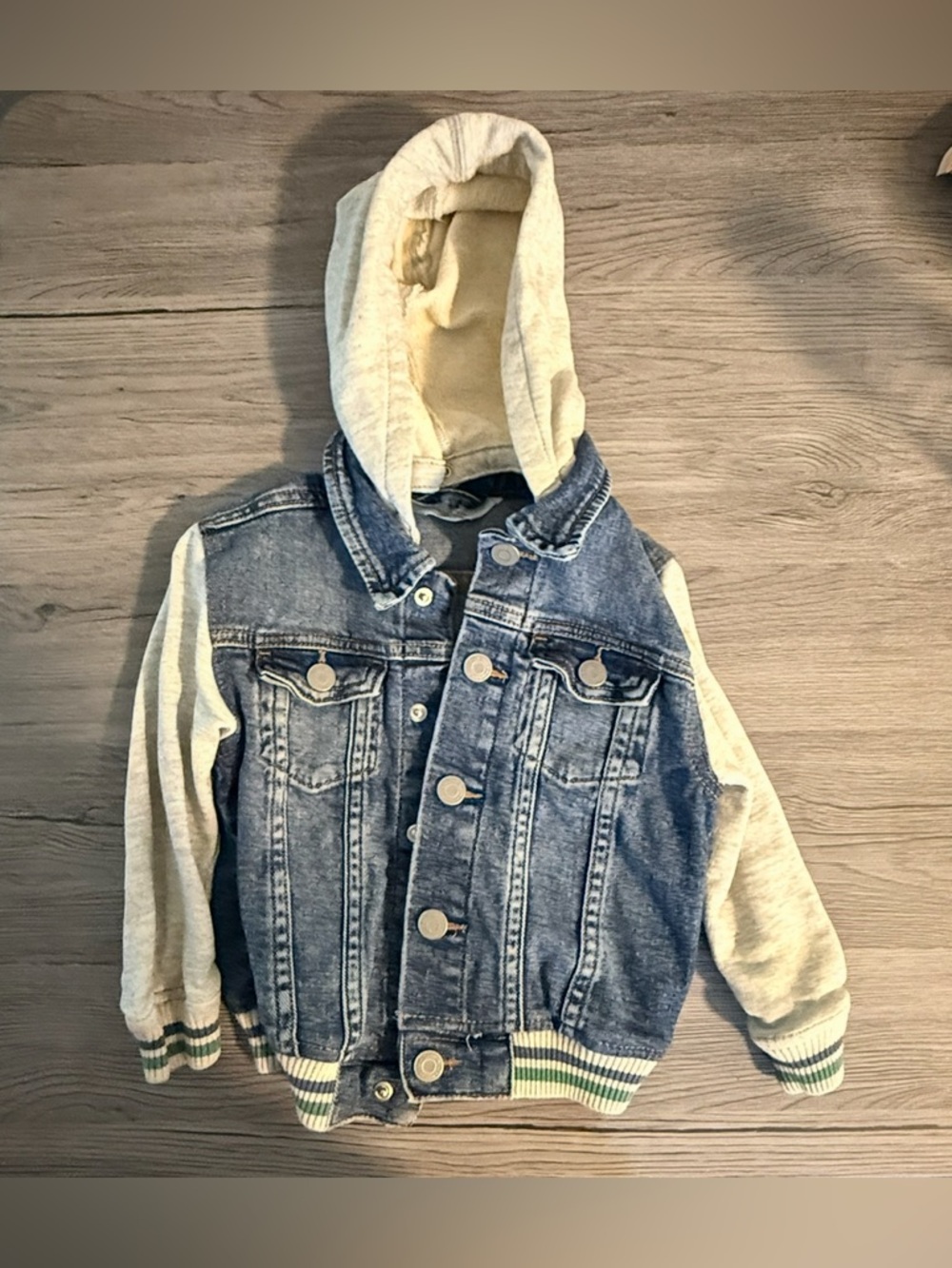 H&M Hooded Denim Jacket For Kids